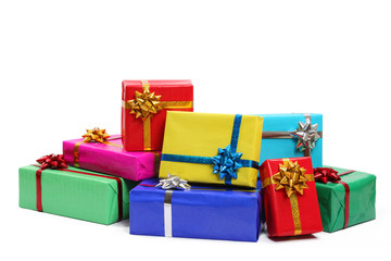 Colorful gift boxes