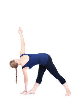 Yoga triangle pose