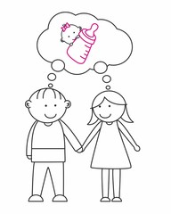 Pareja que desea tener un hijo