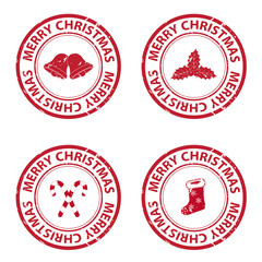 Christmas rubber stamps