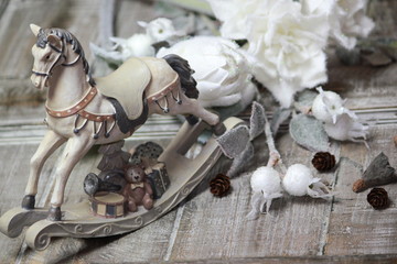 Shabby Schaukelpferd