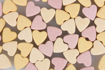 Animal nutritional supplements closeup