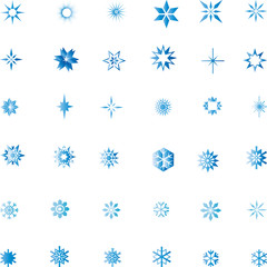 Schnee, Schneeflocken, Vector