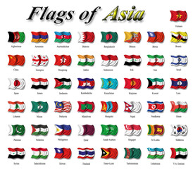 Flags of Asia