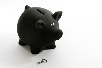 sparschwein schwarz