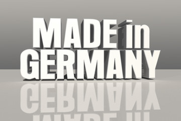Made in Germany - silber 3D