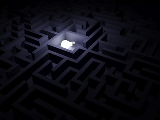 Light bulb in the maze