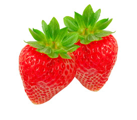 strawberry isolated on white background