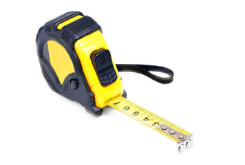 tape measure isolated on white background