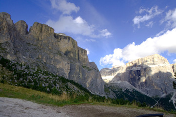 Fototapeta na wymiar Sellagruppe - Dolomiten - Alpen