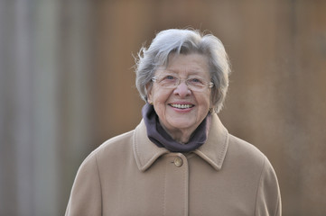 Autumn Happy Senior Woman II