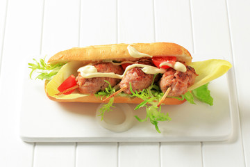 Kofta sandwich