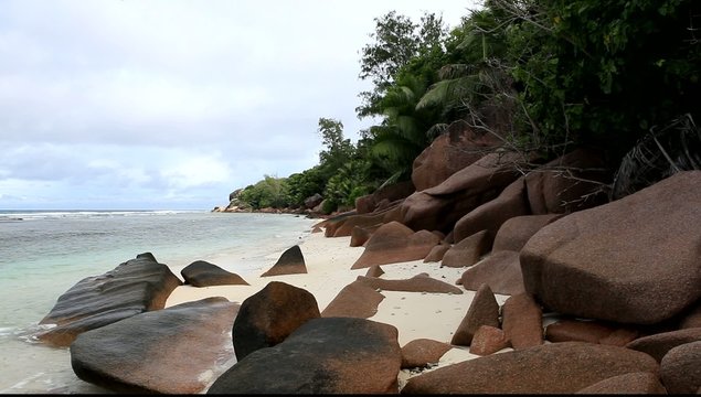 plage des c&ocirc;tes seychelloise