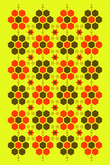 estampado amarillo