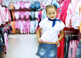 Young woman doing shopping