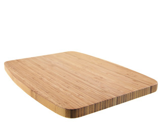 holzschneidebrett isoliert auf weißem hintergrund