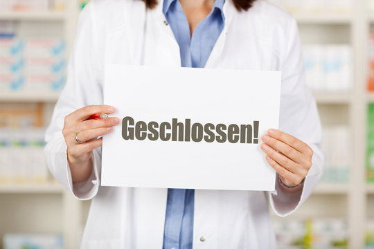 apotheke ist geschlossen