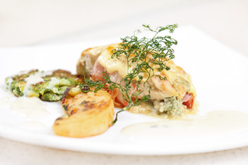 meat with vegetables