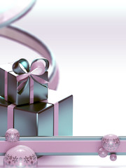 Light christmas background