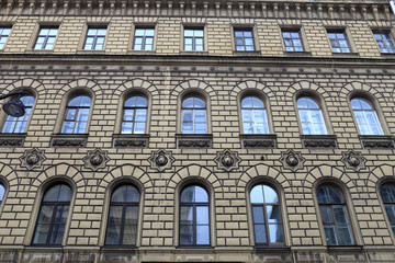 Facade of historical building