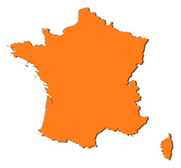 Map of France