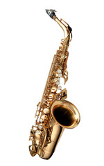 Obraz premium Saxophone Jazz instrument isolated