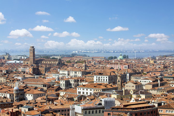 Fototapeta na wymiar Venice from high angle view