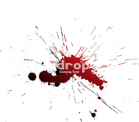 Vector colored blots