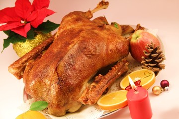 Gänsebraten zu Weihnachten