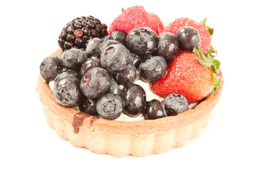 berry tart, fruit tart
