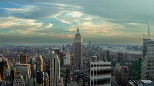 NYC Day to Night Time Lapse