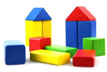 Wooden building blocks