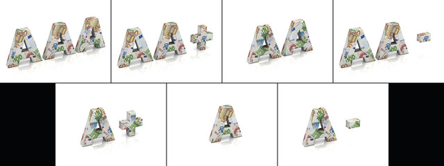 Seven Long-term A grades of Credit Rating Agency