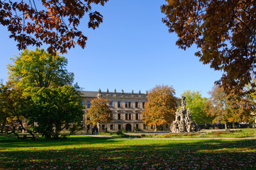 Schloss garten in autumn - Erlangen, Germany