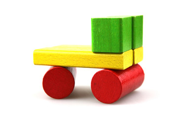 Wooden building blocks