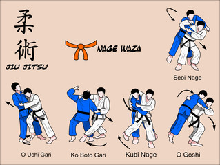 Jiu Jitsu Nage Waza 2 Color
