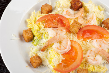 tiger shrimps salad