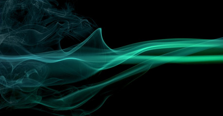 green smoke detail