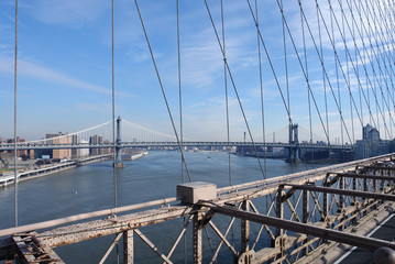 Manhattan Bridge and East River