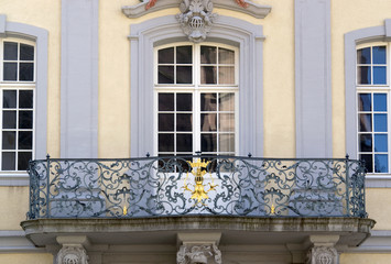 Fototapeta na wymiar balcony at Freiburg im Breisgau