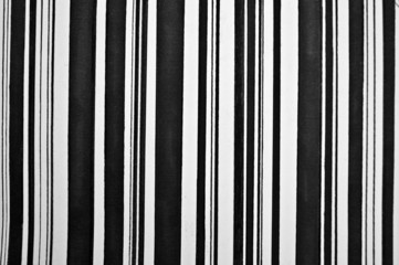 Abstract vertical black and white painted stripes