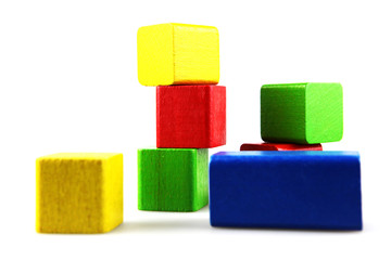 Wooden building blocks