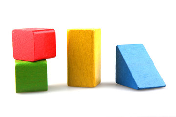 Wooden building blocks