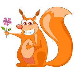 Cartoon Character Squirrel