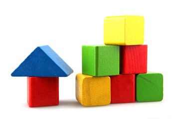 Wooden building blocks