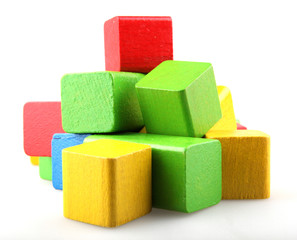 Wooden building blocks