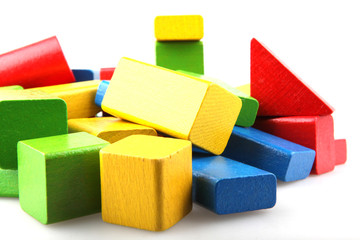Wooden building blocks