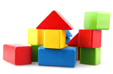 Wooden building blocks