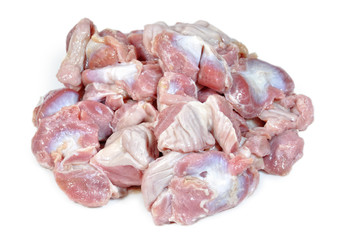 Mollejas de pollo limpias.