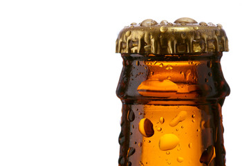 neck of a beer bottle